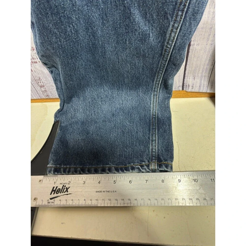Levi's 560 Comfort Fit Jeans Mens 38x30 Loose Tapered Baggy Blue Denim Red Tab